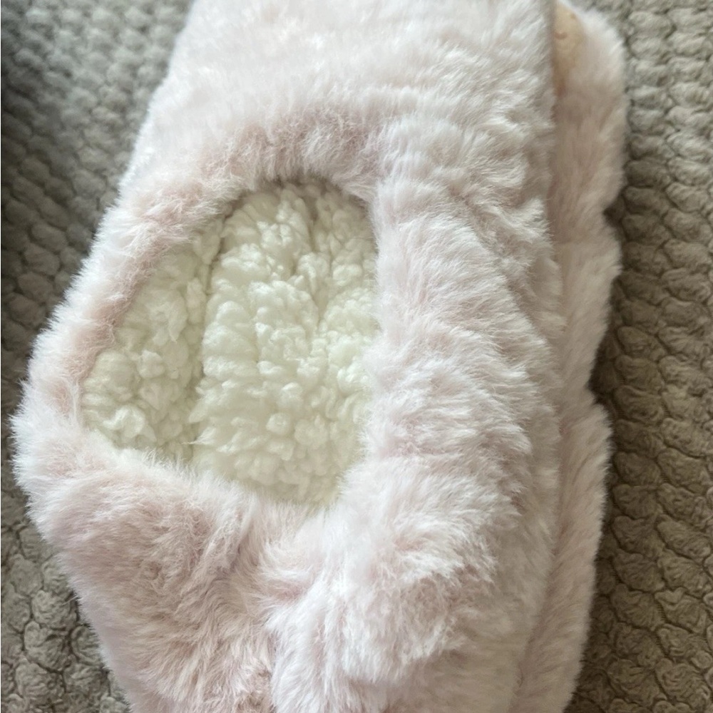 Womens Sz 8 10 Animal Print Fleece Slipper Socks Grippers Medium Large 3 Pairs - Picture 4 of 6